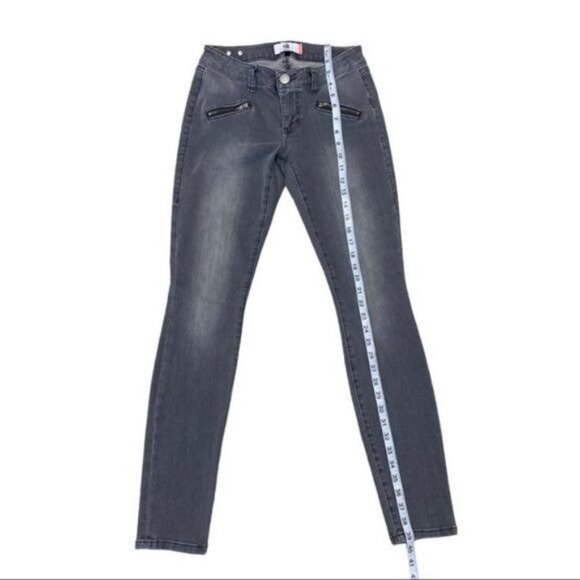 Cabi Gray Skinny Low Rise Stretchy Jeans Size 2 - Picture 9 of 9